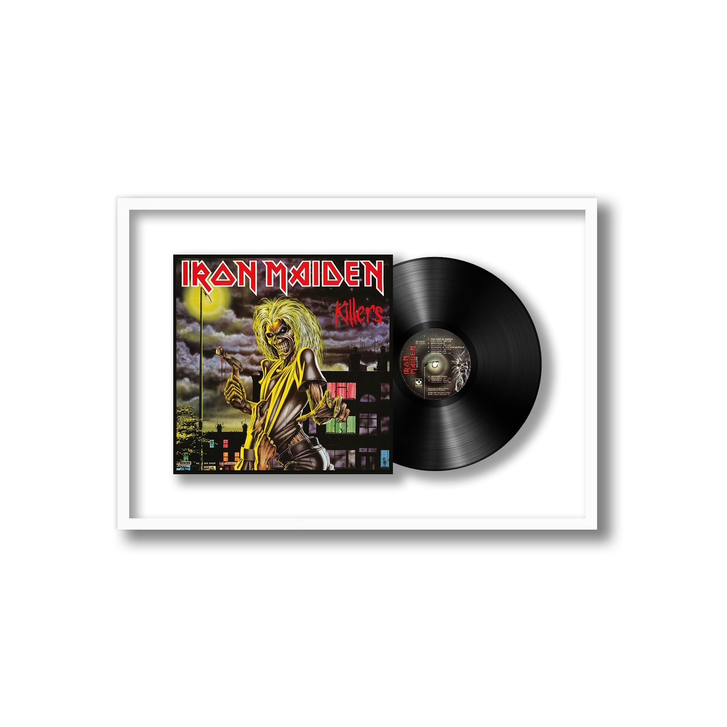 Iron Maiden Killers Framed Vinyl Record