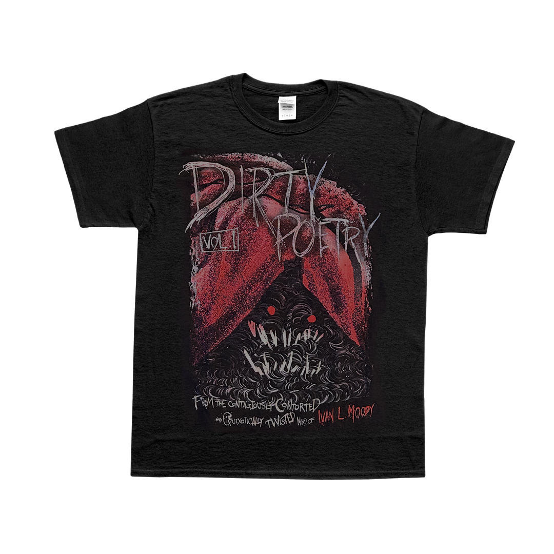 Ivan L. Moody's Dirty Poetry Teeth Mens T Shirt Black