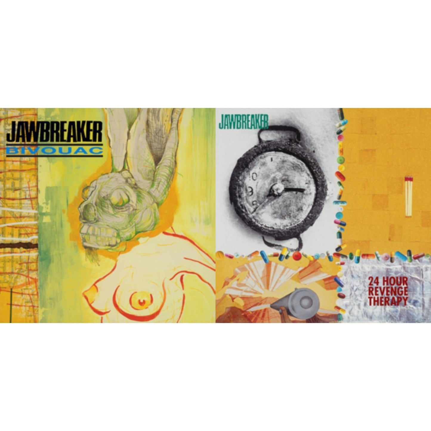 Jawbreaker - 24 Hour Revenge Therapy & Bivouac (Green LP Vinyl)