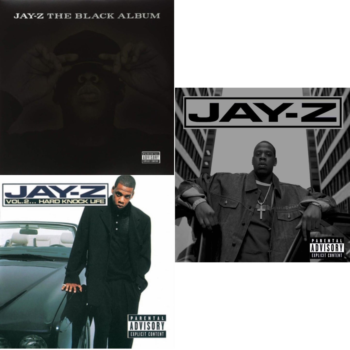 Jay-Z - Black Album & Life & Times O (X) & Vol. 2 Hard Knock Life (X) - LP Vinyl Bundle
