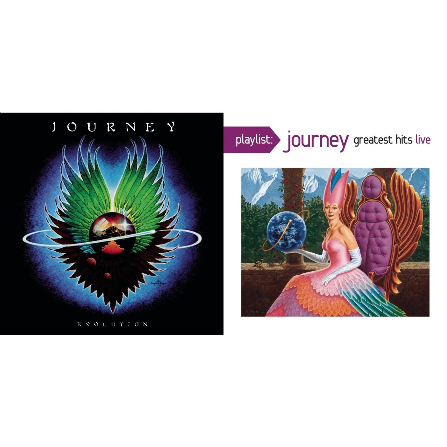 Journey - Playlist: Journey Greatest Hits Live & Evolution - CD Bundle
