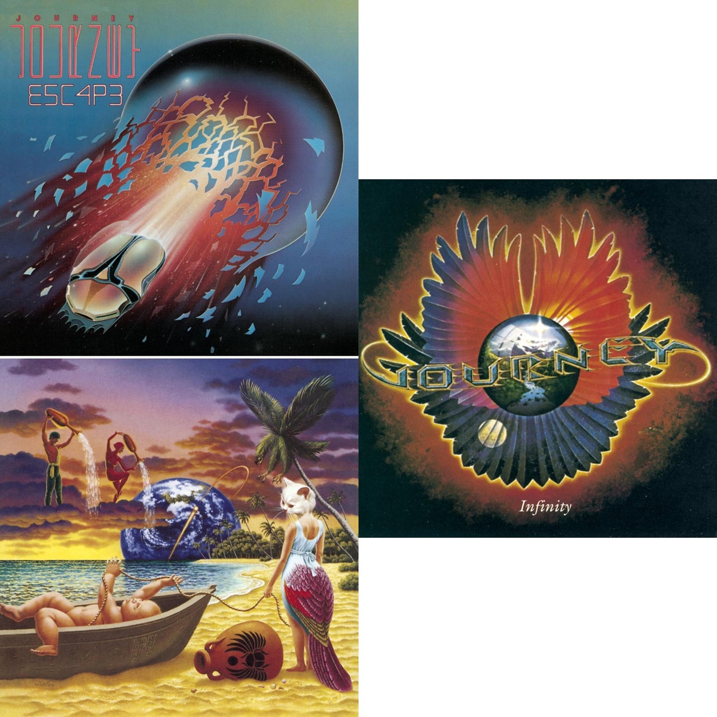 Journey - Trial By Fire & Infinity & Escape - CD Bundle