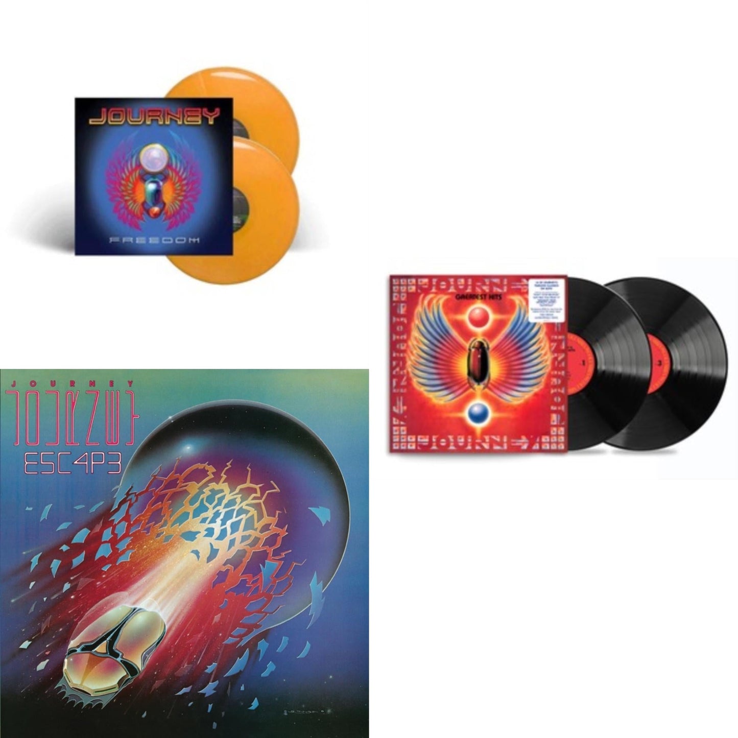 Journey - Freedom (Orange LP Vinyl) & Escape (180G) & Greatest Hits (Remastered) (2LP/180G)