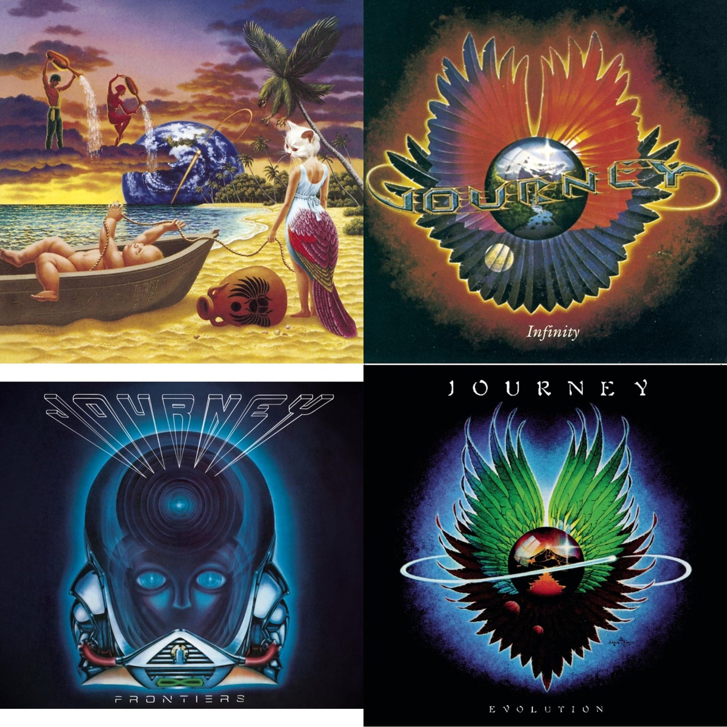 Journey - Trial By Fire & Infinity & Frontiers & Evolution - CD Bundle