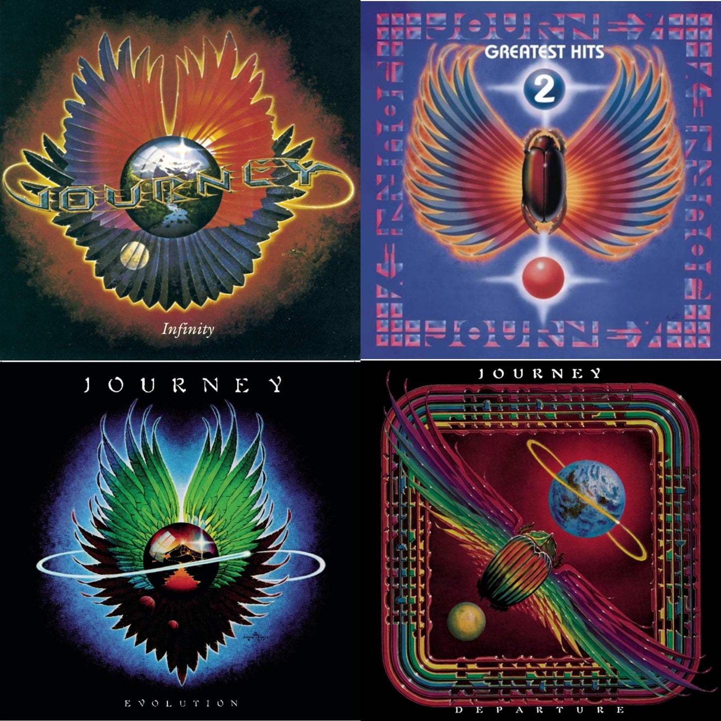 Journey - Departure & Journey's Greatest Hits Vol.2 & Infinity & Evolution - CD Bundle