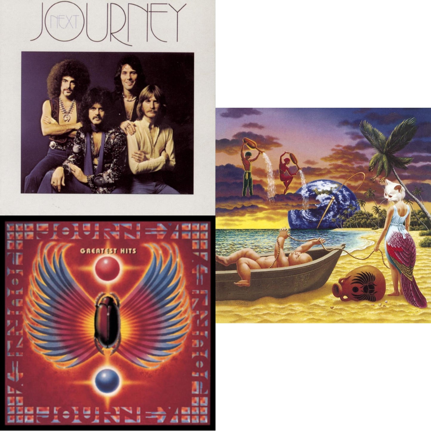 Journey - Greatest Hits & Next & Trial By Fire - CD Bundle