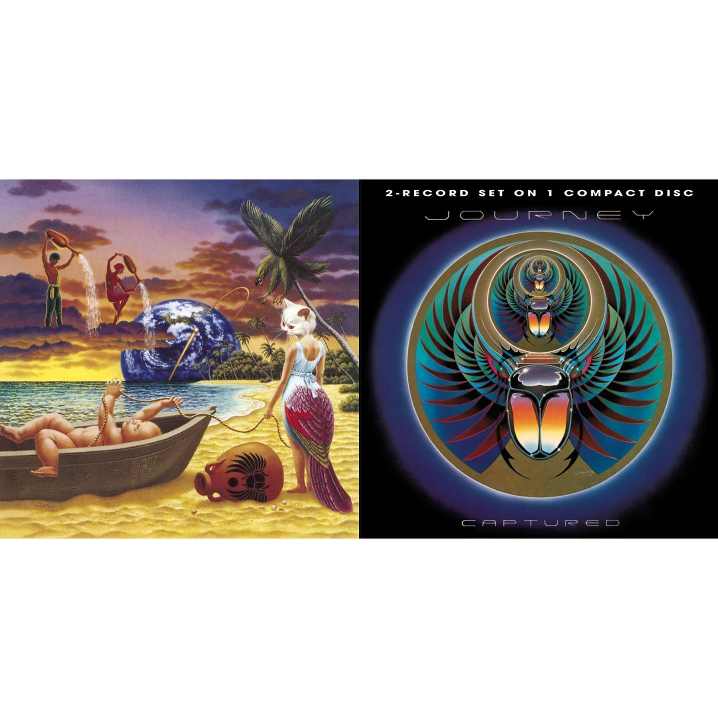 Journey - Trial By Fire & Captured - CD Bundle