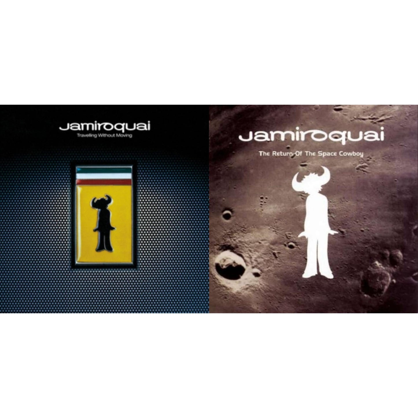 Jamiroquai - Return Of The Space Cowboy (Dl Card) & Travelling Without Moving (Dl Card) - LP Vinyl Bundle