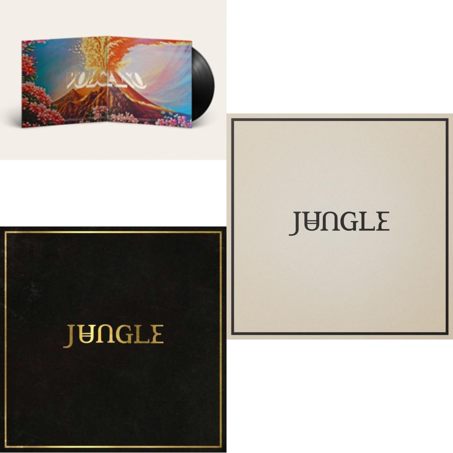 Jungle - Loving In Stereo & Volcano & Jungle - LP Vinyl Bundle