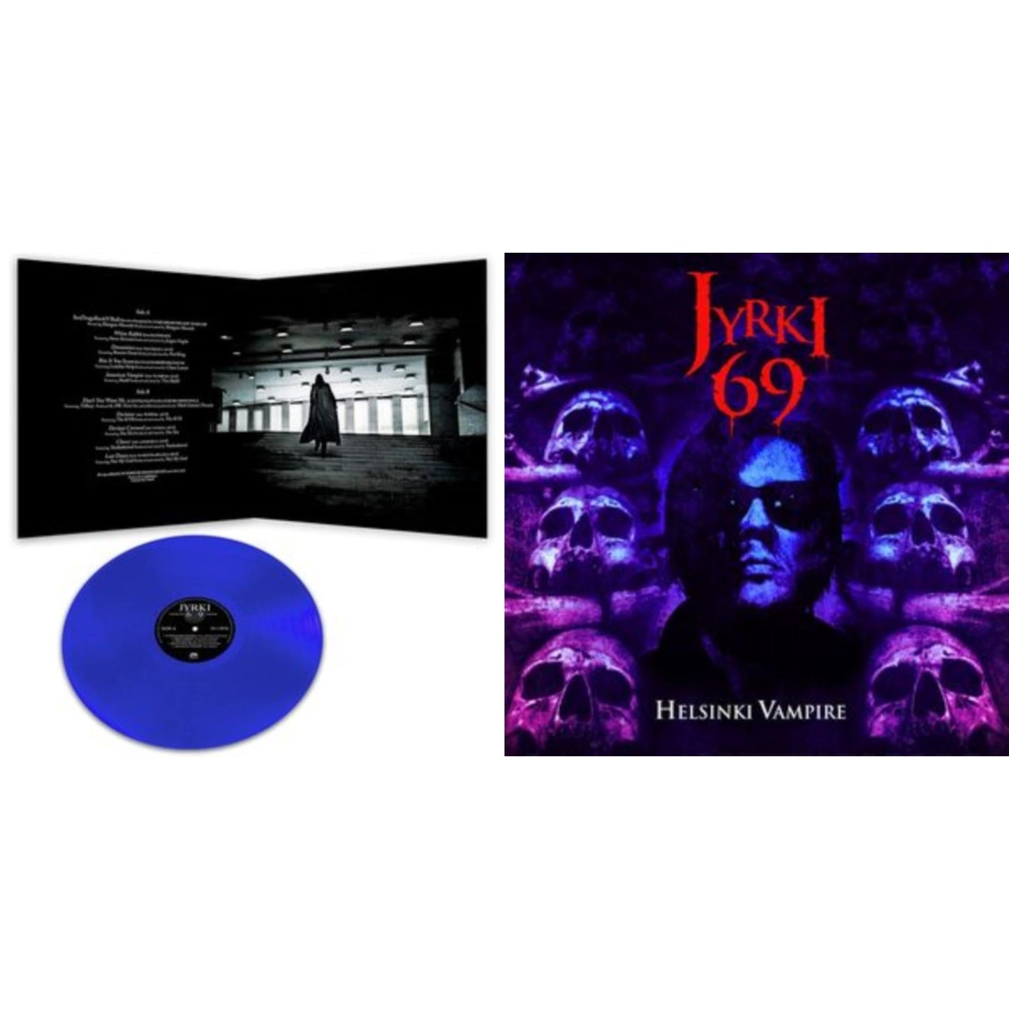 Jyrki 69 - American Vampire (Blue LP Vinyl) & Helsinki Vampire (Purple/Yellow Splatter LP Vinyl)