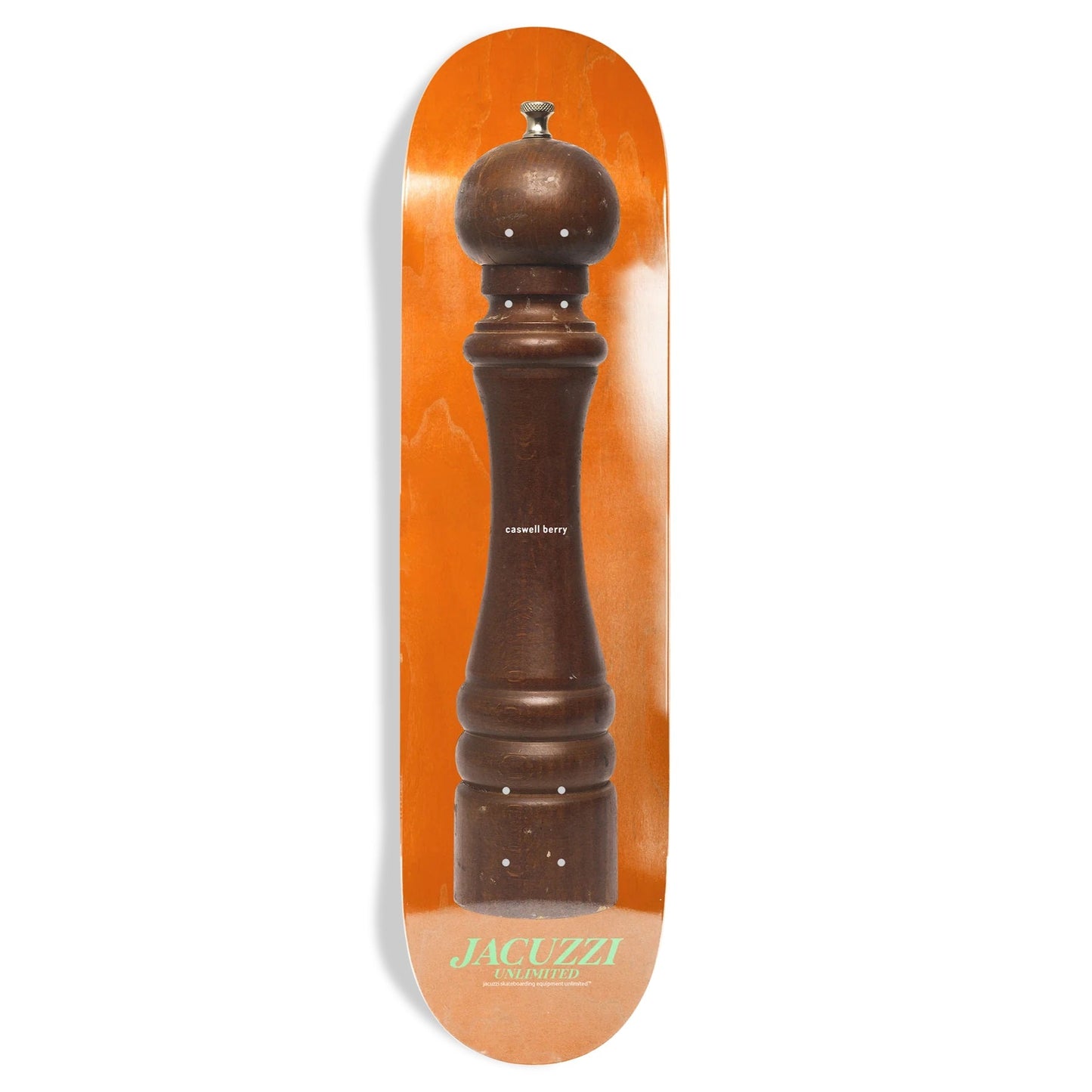 Jacuzzi Caswell Berry Pepper Grinder EX7 Deck - 8.25ƒ?? Orange