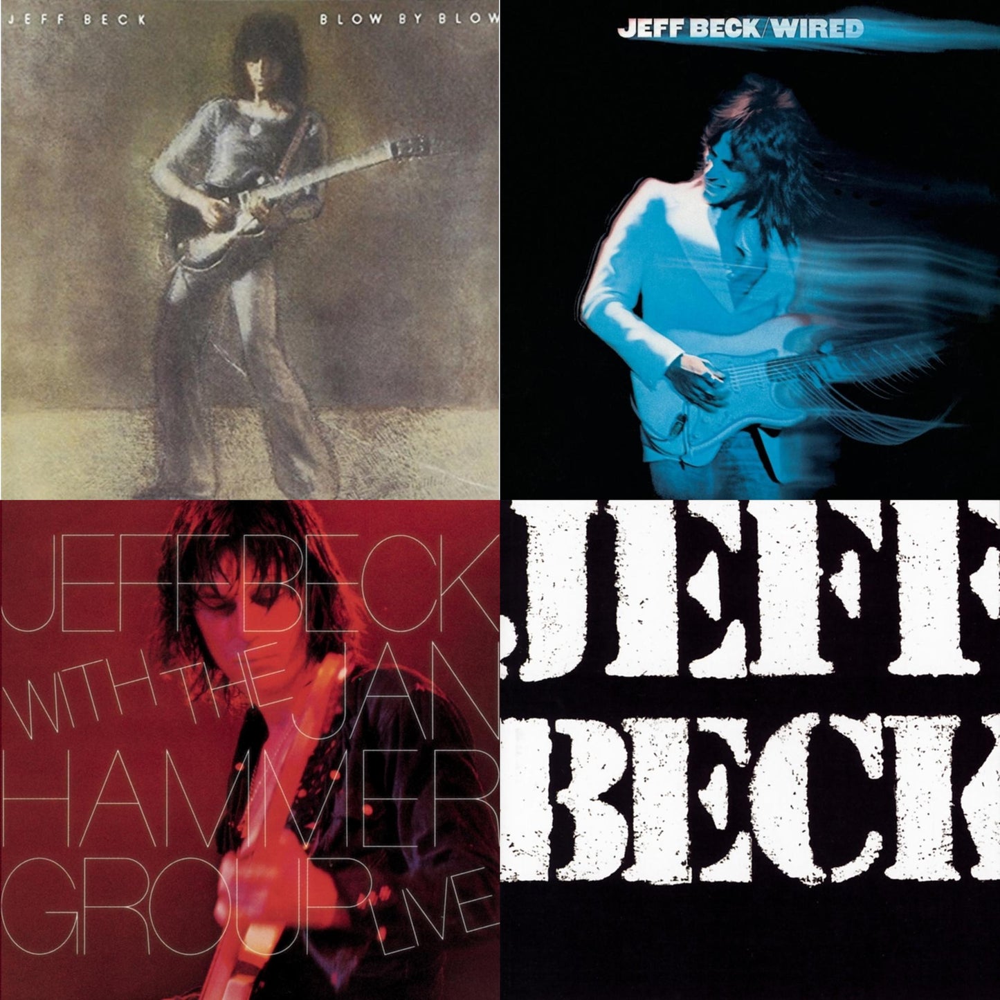 Jeff Beck - Blow By Blow & Wired & Jeff Beck With Jan Hammer Group Live & There & Back - CD Bundle