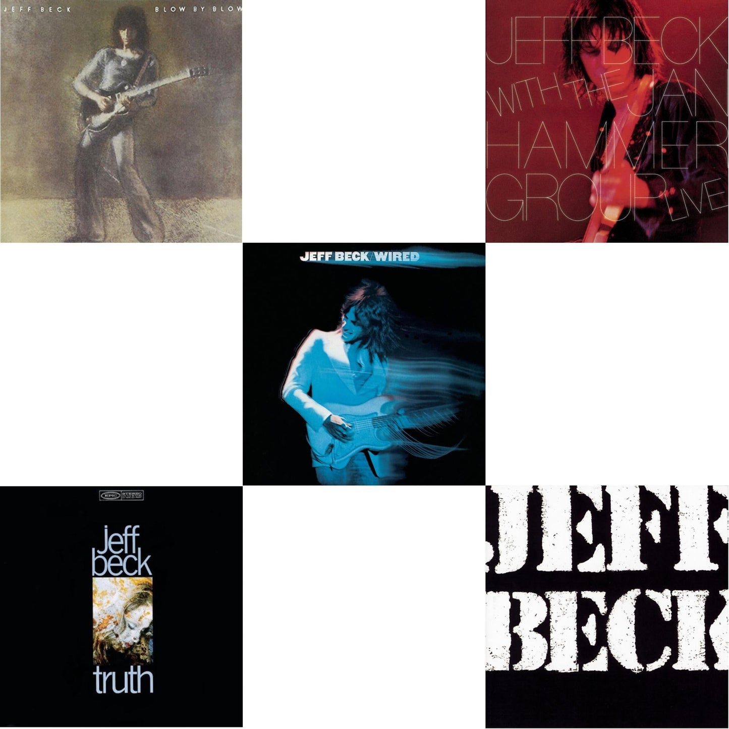 Jeff Beck - Blow By Blow & Truth & Wired & Jeff Beck With Jan Hammer Group Live & There & Back - CD Bundle