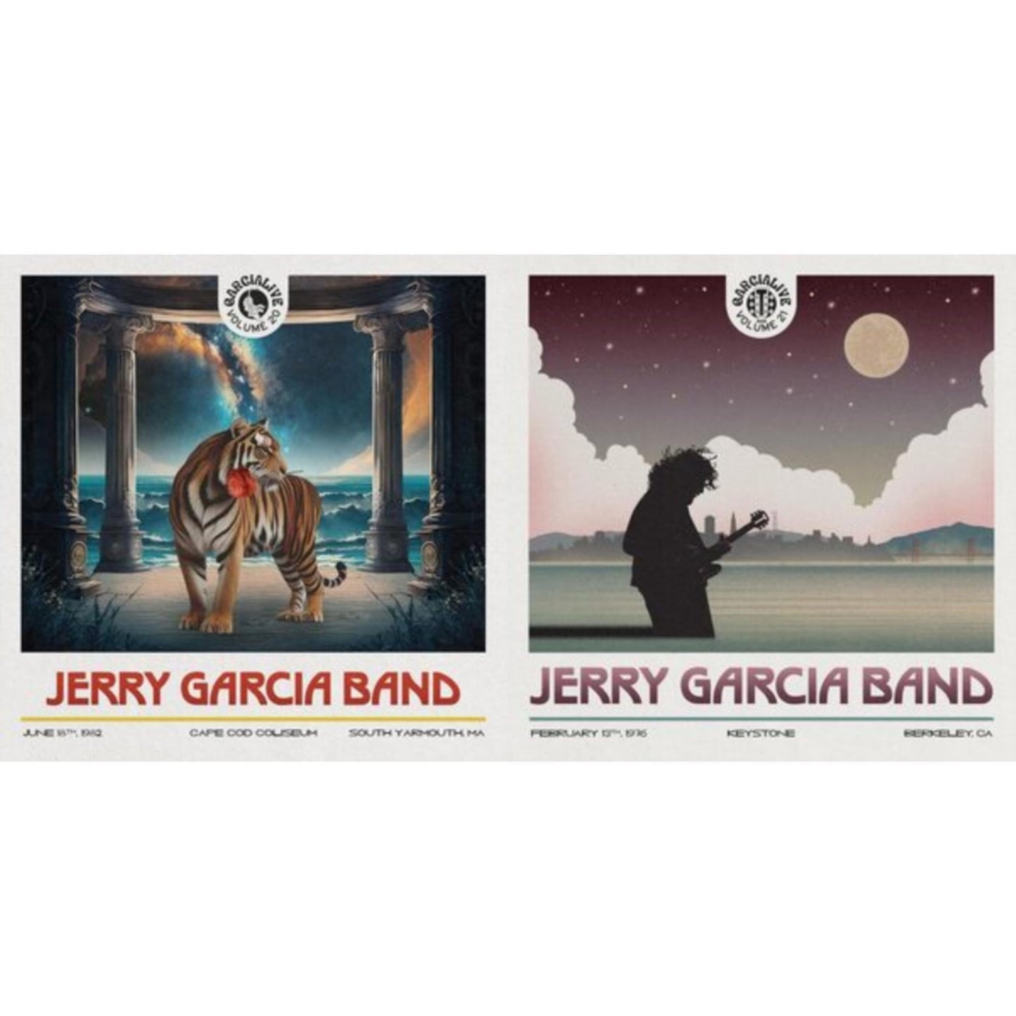 Jerry Band Garcia - Garcialive Vol. 20: June 18Th, 1982 - Cape Cod Coliseum (2CD) & Garcialive Vol. 21: February 13Th, 1976 - Keystone Berkeley (2CD)