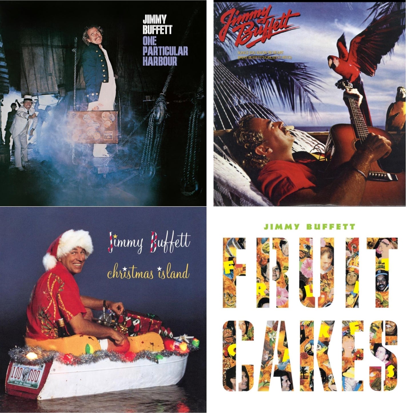 Jimmy Buffett - Christmas Island & Fruitcakes (2LP) & One Particular Harbour & Songs You Know By Heart