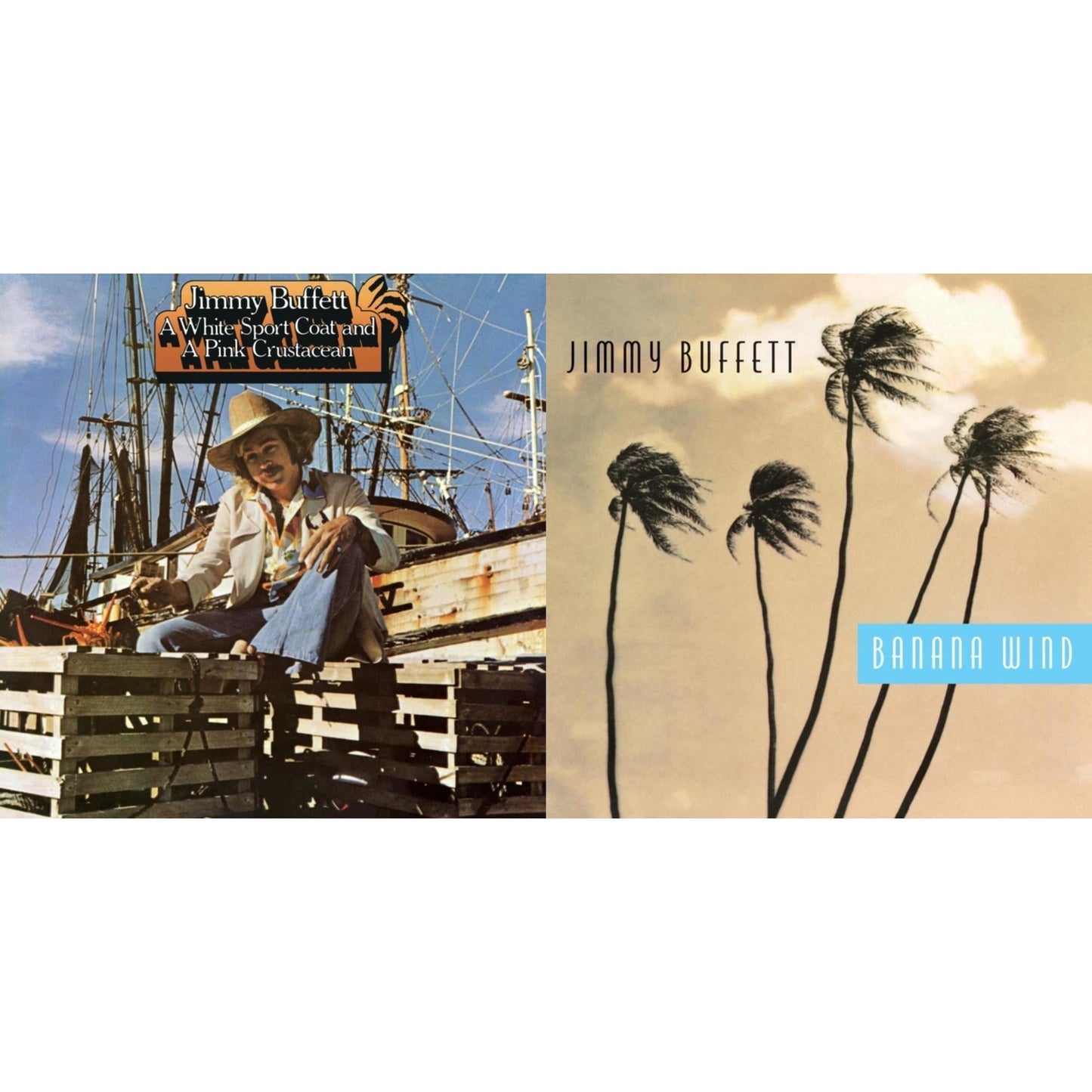 Jimmy Buffett - White Sport Coat & A Pink Crustacean & Banana Wind (2LP)