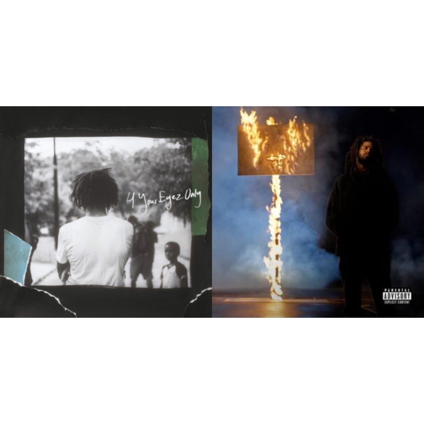 J. Cole - 4 Your Eyez Only & Off-Season - LP Vinyl Bundle