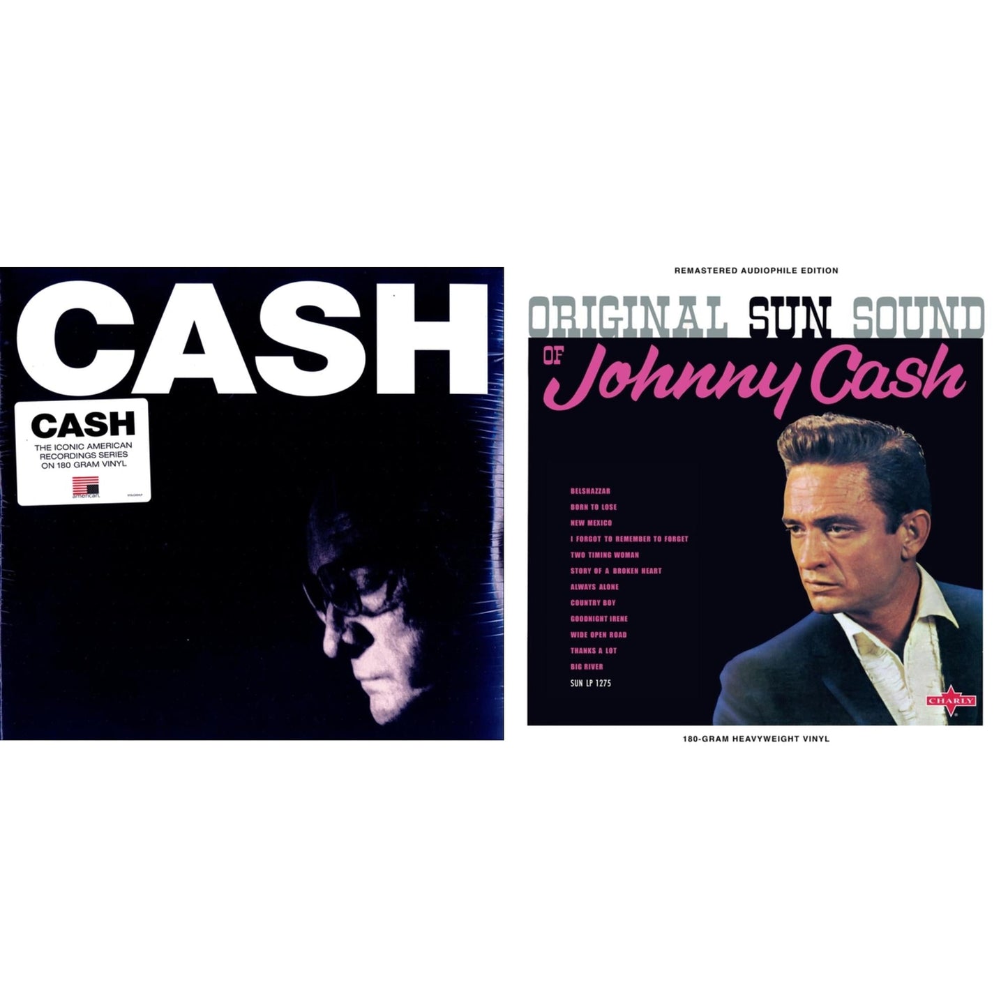 Johnny Cash - Original Sun Sound Of Johnny Cash & American Iv: The Man Comes Around - LP Vinyl Bundle