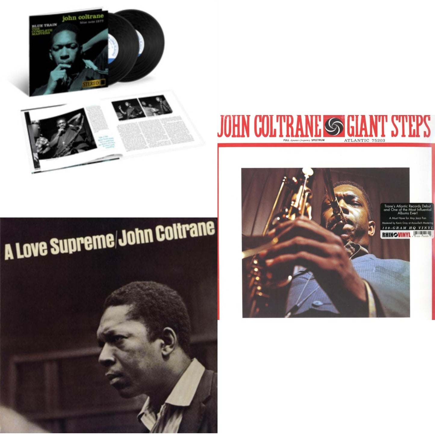 John Coltrane - Blue Train (Blue Note Tone Poet Series) (2LP) & Love Supreme & Giant Steps