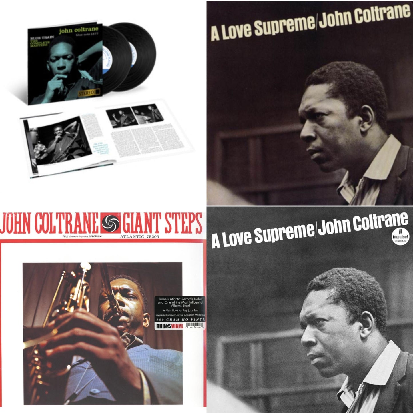 John Coltrane - Blue Train (Blue Note Tone Poet Series) (2LP) & Love Supreme & Giant Steps & Love Supreme