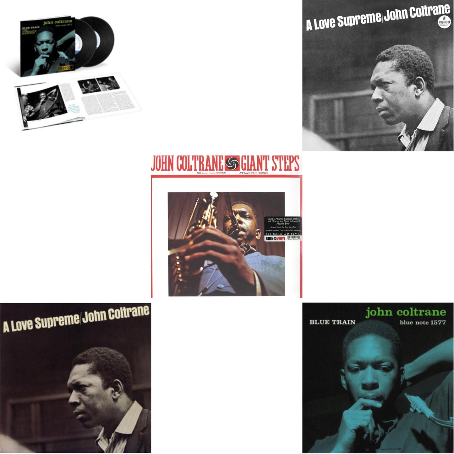 John Coltrane - Blue Train (Blue Note Tone Poet Series) (2LP) & Love Supreme & Giant Steps & Love Supreme & Blue Train