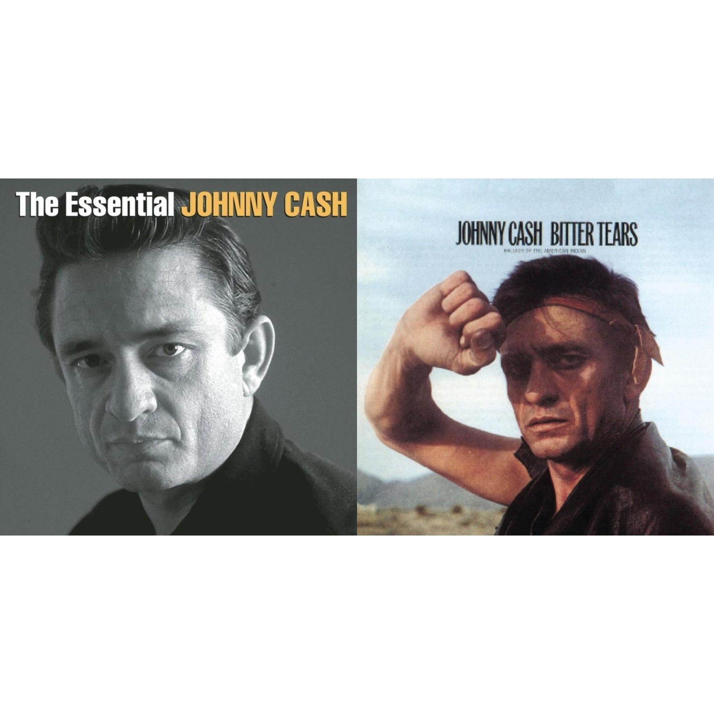 Johnny Cash - Essential Johnny Cash & Sings The Ballads Of The American Indian: Bitter Tears - CD Bundle