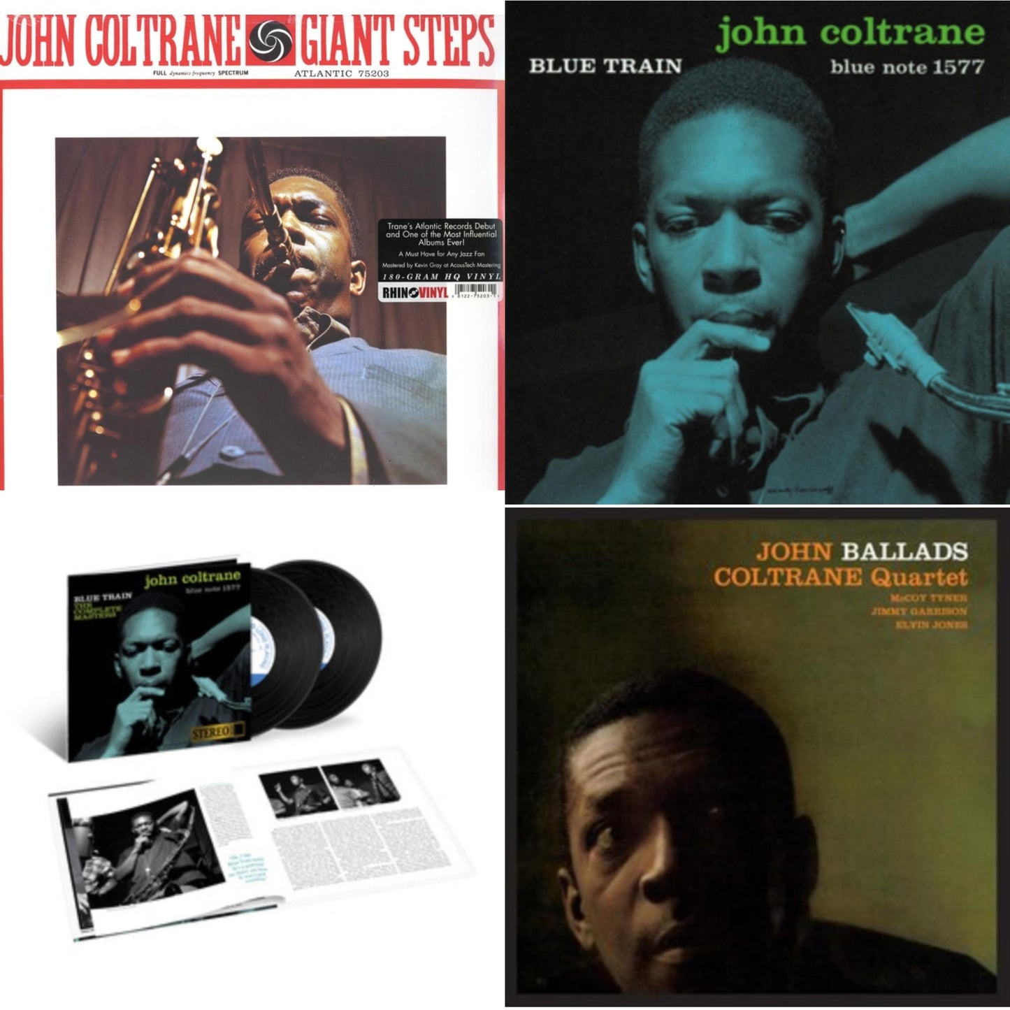 John Coltrane - Giant Steps & Blue Train (Blue Note Tone Poet Series) (2LP) & Blue Train & Ballads