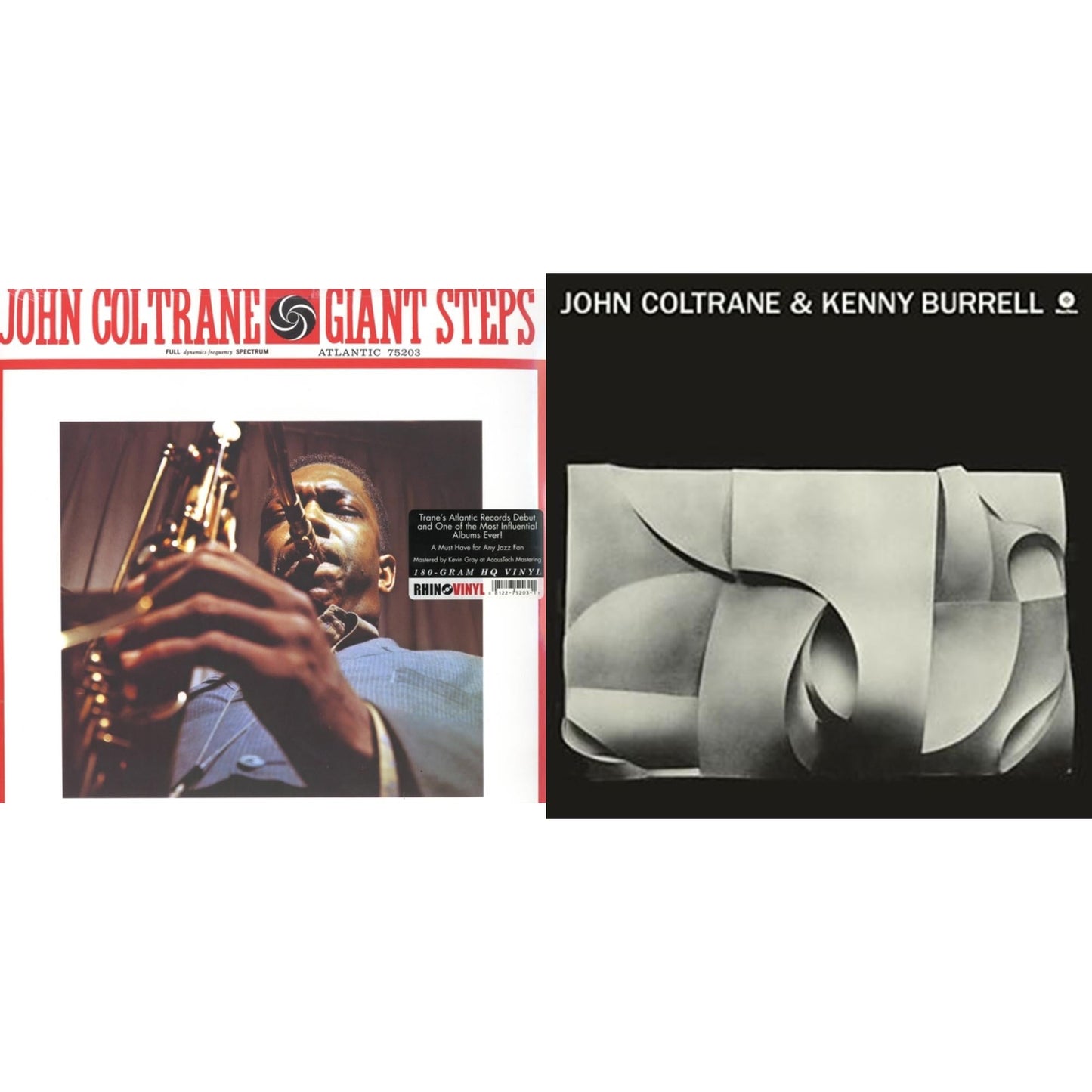 John Coltrane - Giant Steps & John Coltrane & Kenny Burrell - LP Vinyl Bundle