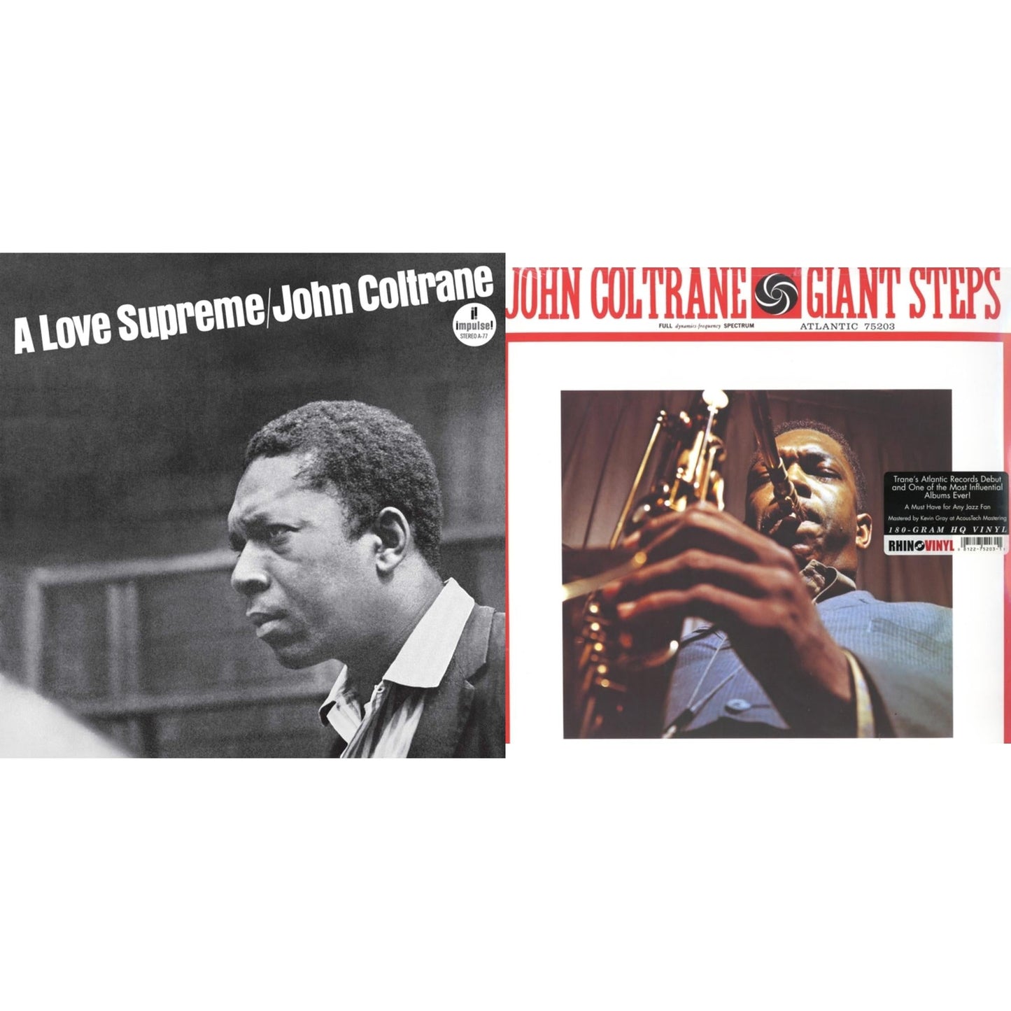 John Coltrane - Giant Steps & Love Supreme (Black Swirls LP Vinyl)