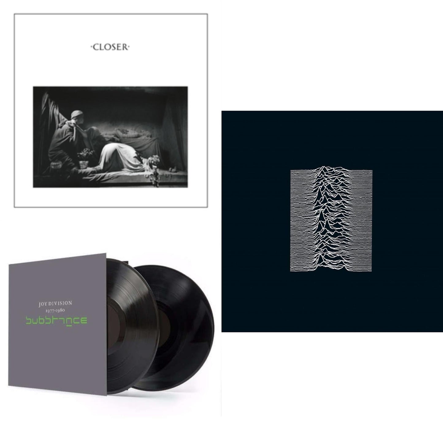 Joy Division - Unknown Pleasures & Closer (180G) & Substance (2LP/180G)