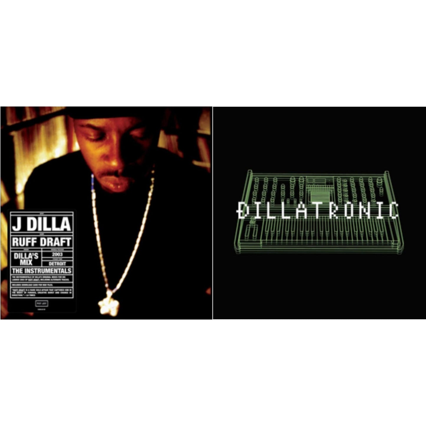 J Dilla - Ruff Draft: Dilla's Mix The Instrumentals & Dillatronic (2LP)