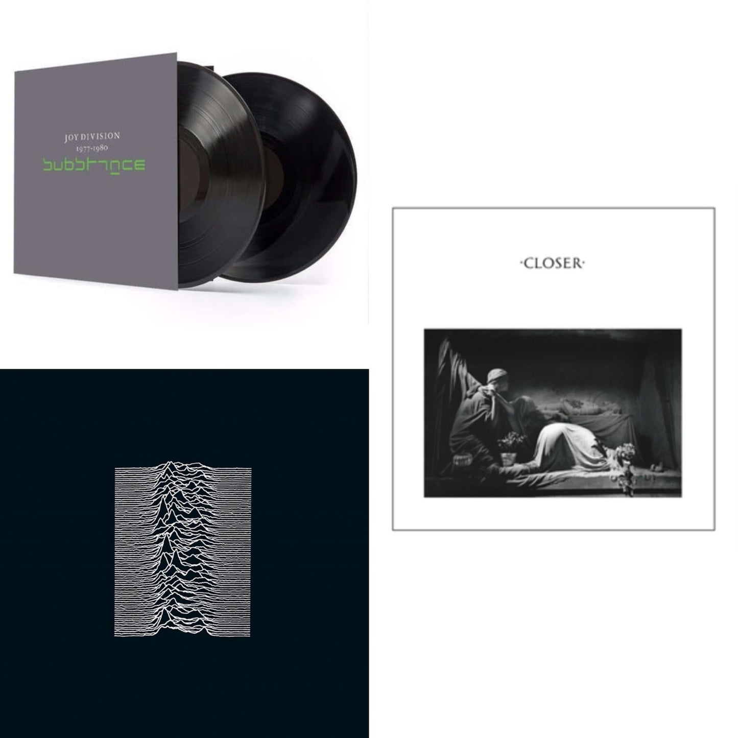 Joy Division - Substance (2LP/180G) & Unknown Pleasures & Closer (180G)