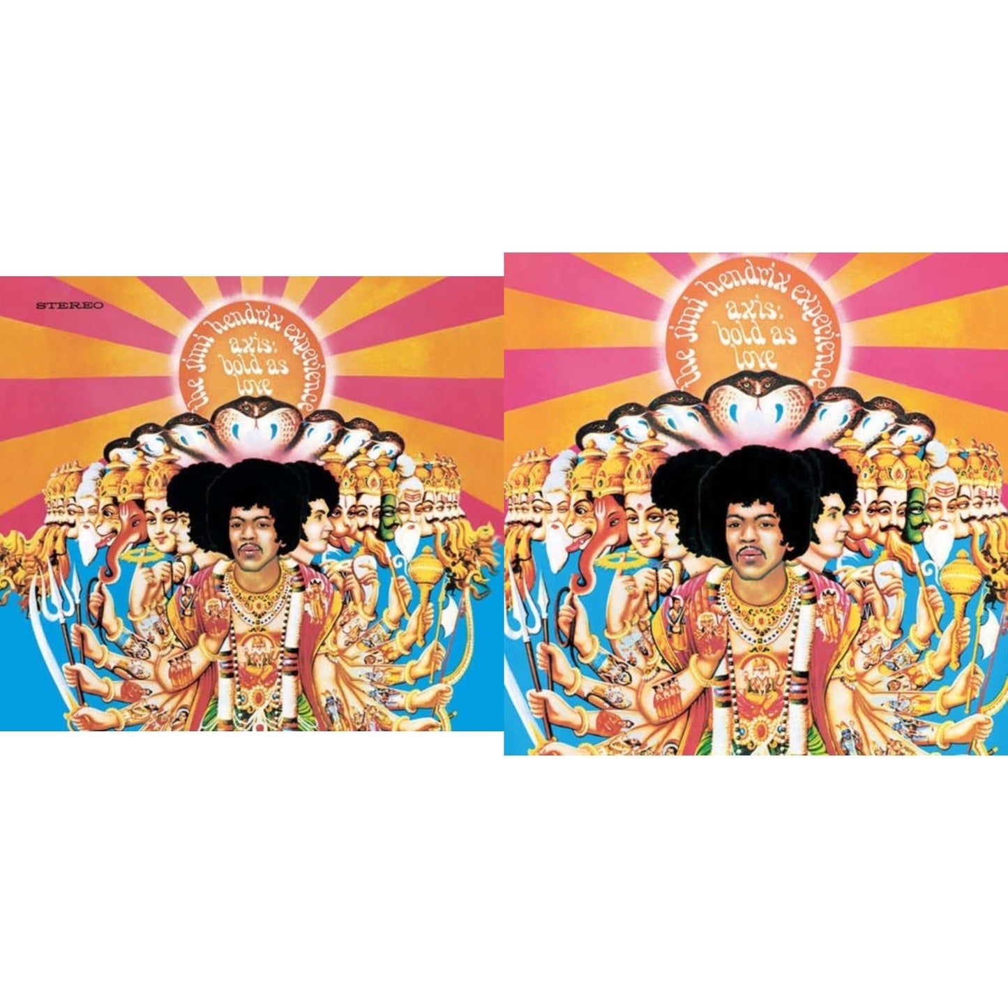 Jimi Experience Hendrix - Axis: Bold As Love (180G) & Axis: Bold As Love (Mono) (180G) - LP Vinyl Bundle