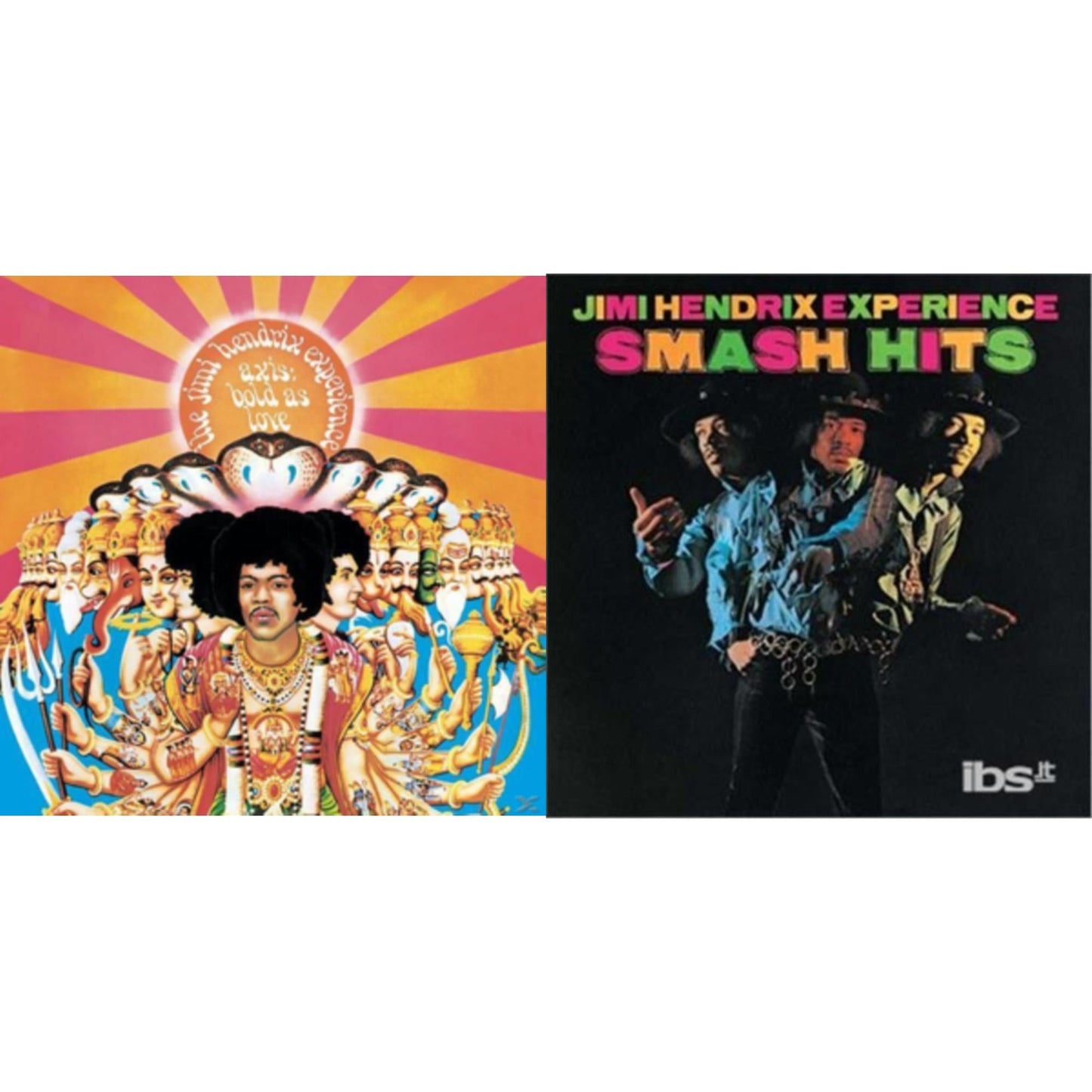 Jimi Experience Hendrix - Axis: Bold As Love & Smash Hits - CD Bundle