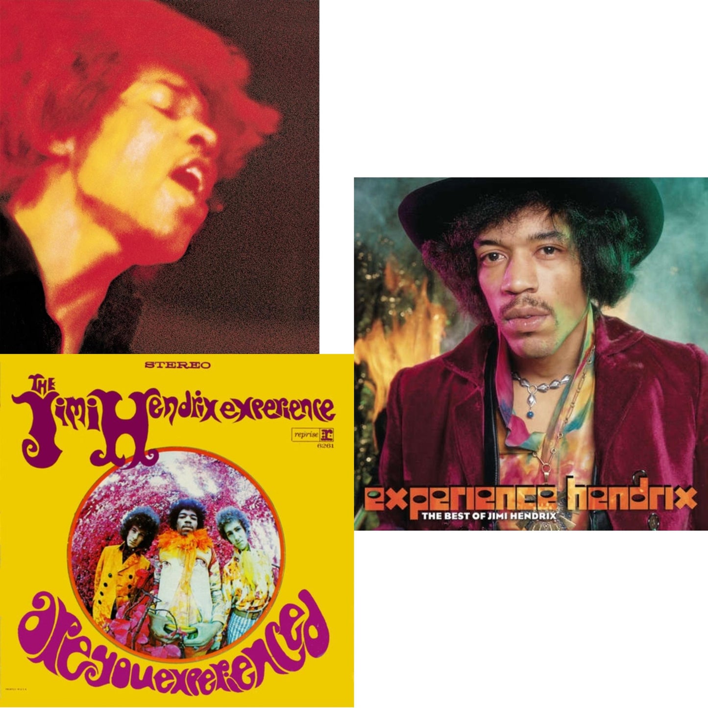 Jimi Experience Hendrix - Electric Ladyland (180G) & Are You Experienced (180G) & Experience Hendrix: Best Of Jimi Hendrix (2LP/150G)
