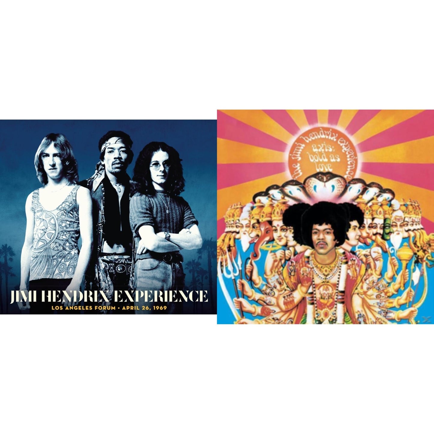 Jimi Experience Hendrix - Los Angeles Forum (April 26, 1969) (Digi Pack) & Axis: Bold As Love - CD Bundle