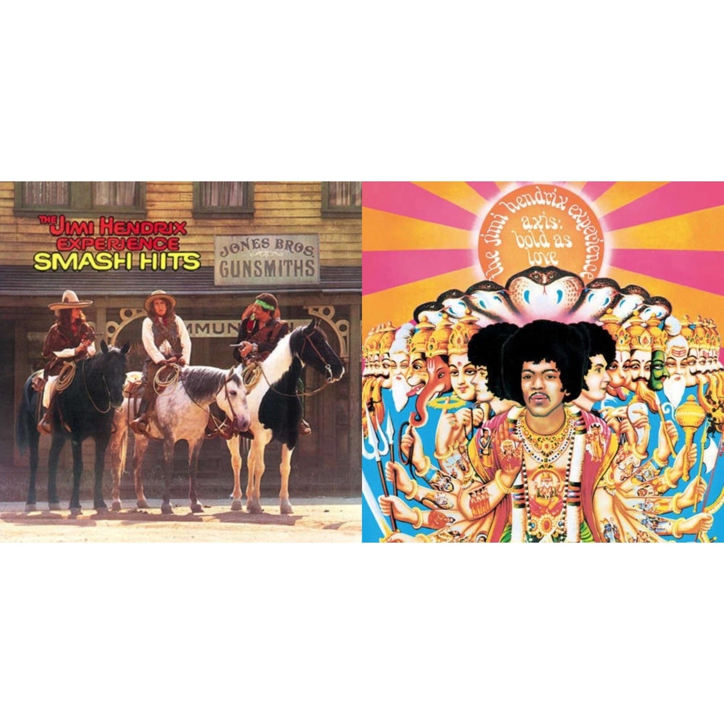 Jimi Experience Hendrix - Axis: Bold As Love (Mono) (180G) & Smash Hits (150G LP Vinyl/Original Poster Reproduction)