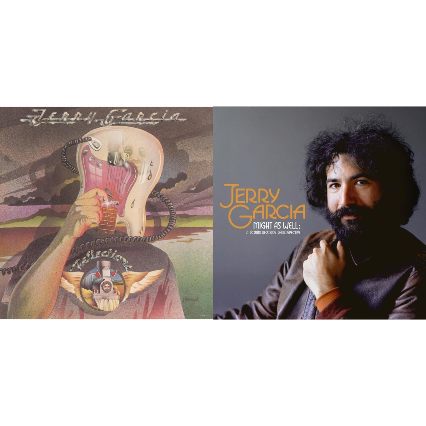 Jerry Garcia - Reflections (Pink LP Vinyl) & Might As Well: A Round Records Retrospective (2LP)