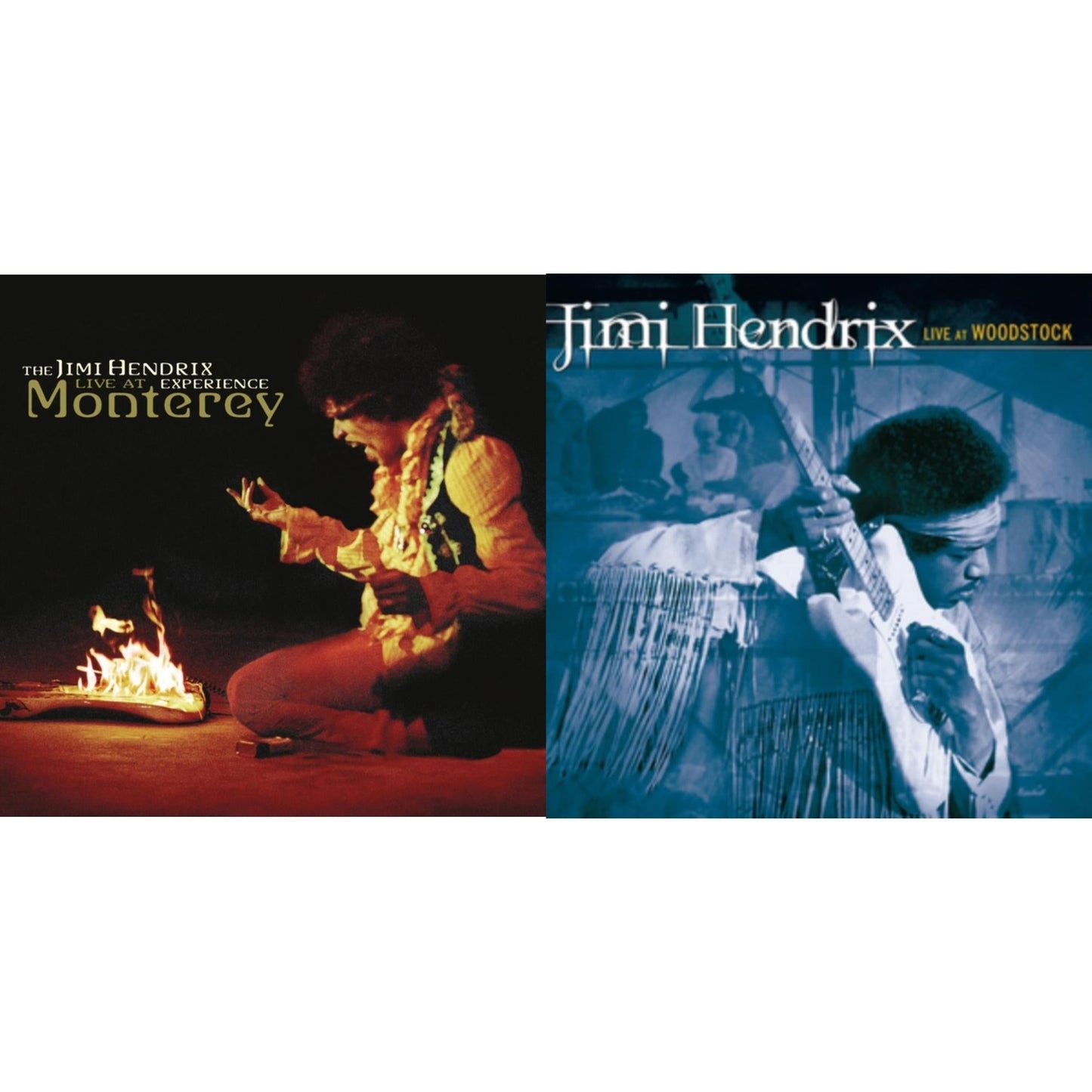 Jimi Hendrix - Live At Woodstock & Live At Monterey - CD Bundle