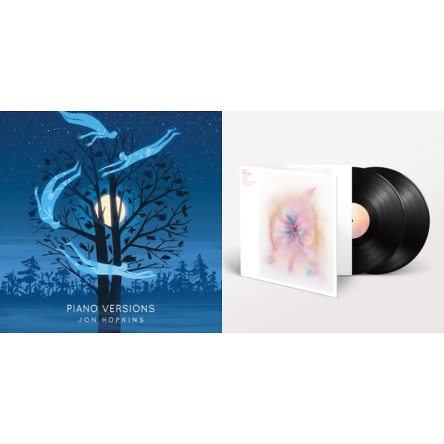Jon Hopkins - Music For Psychedelic Therapy (Dl Card) & Piano Versions Ep (Dl Card) - LP Vinyl Bundle