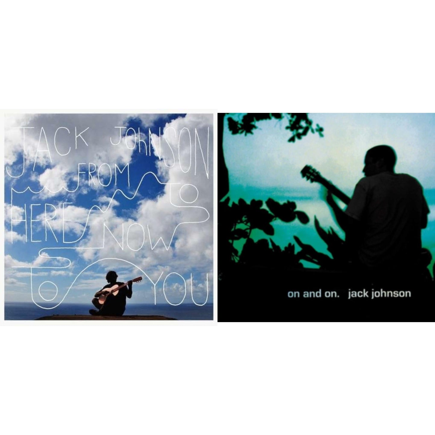Jack Johnson - On & On & From Here To Now To You - LP Vinyl Bundle