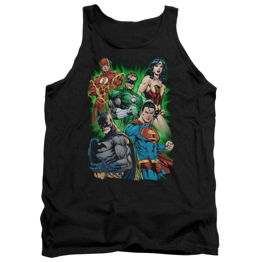 Justice League Will Power Mens Tank Top Shirt Black Officially Licensed