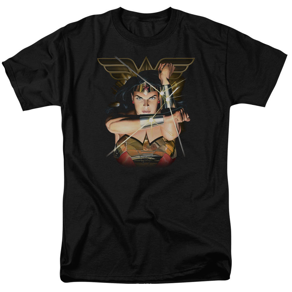 Justice League Of America Deflection Mens T Shirt Black