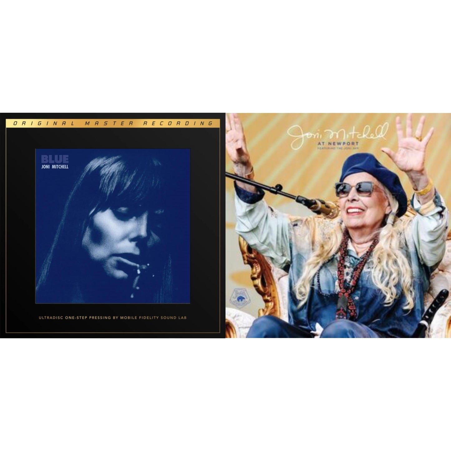 Joni Mitchell - At Newport (2LP) & Blue (2LP Box/180G/45RPM Supervinyl Ultradisc One-Step/Limited/Numbered)