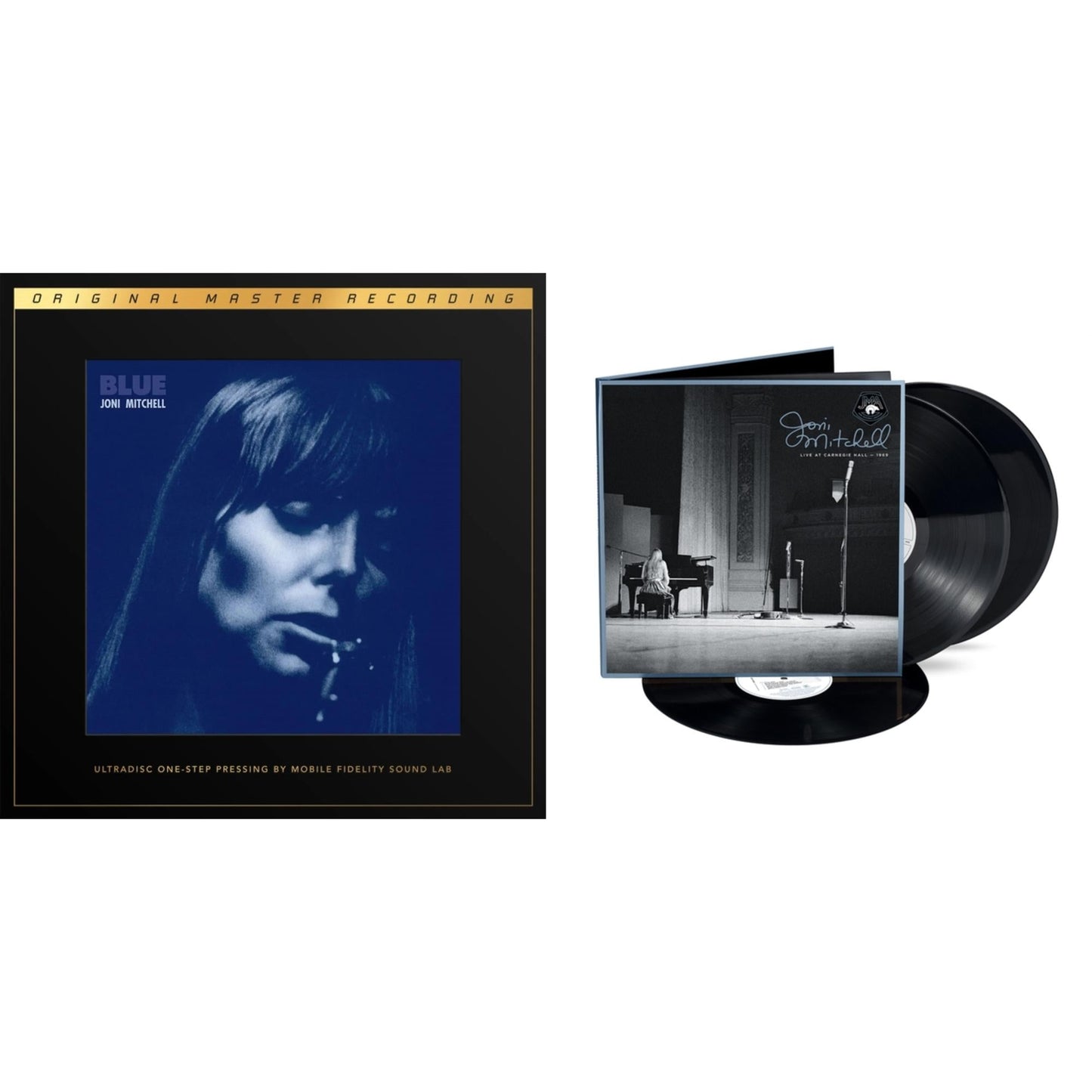 Joni Mitchell - Live At Carnegie Hall 1969 (3LP) & Blue (2LP Box/180G/45RPM Supervinyl Ultradisc One-Step/Limited/Numbered)