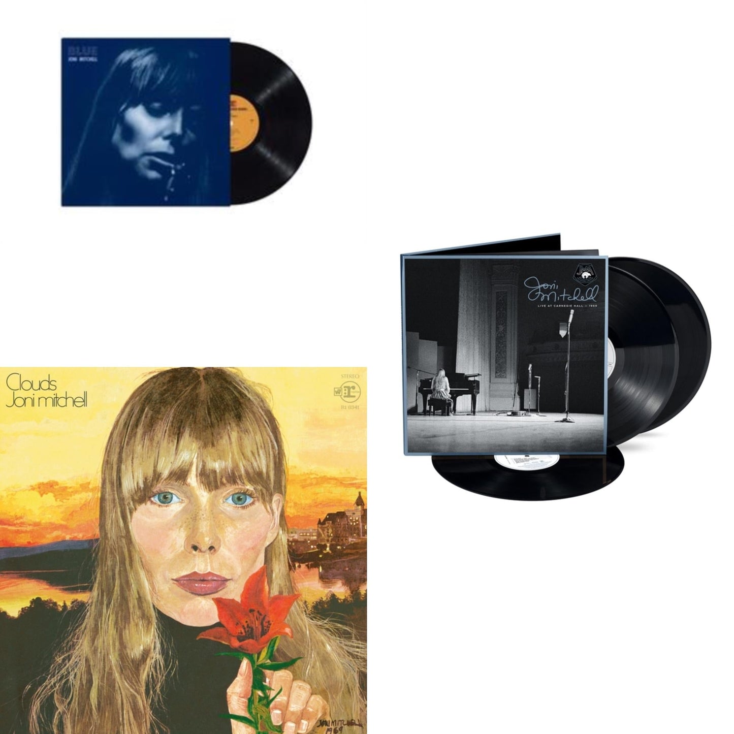 Joni Mitchell - Blue & Clouds & Live At Carnegie Hall 1969 (3LP)