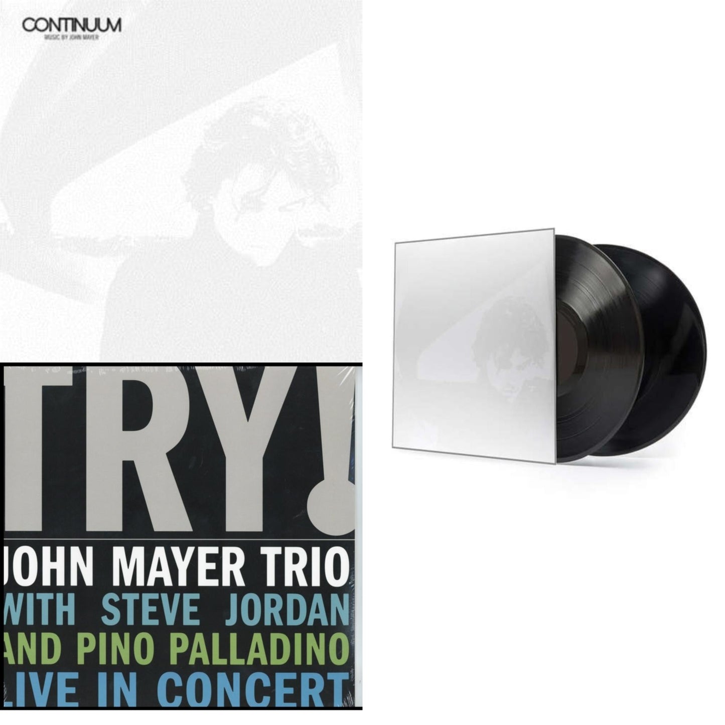 John Mayer - Try: Live In Concert & Continuum (2LP/180G/Revised Standard Package) & Continuum (180G)