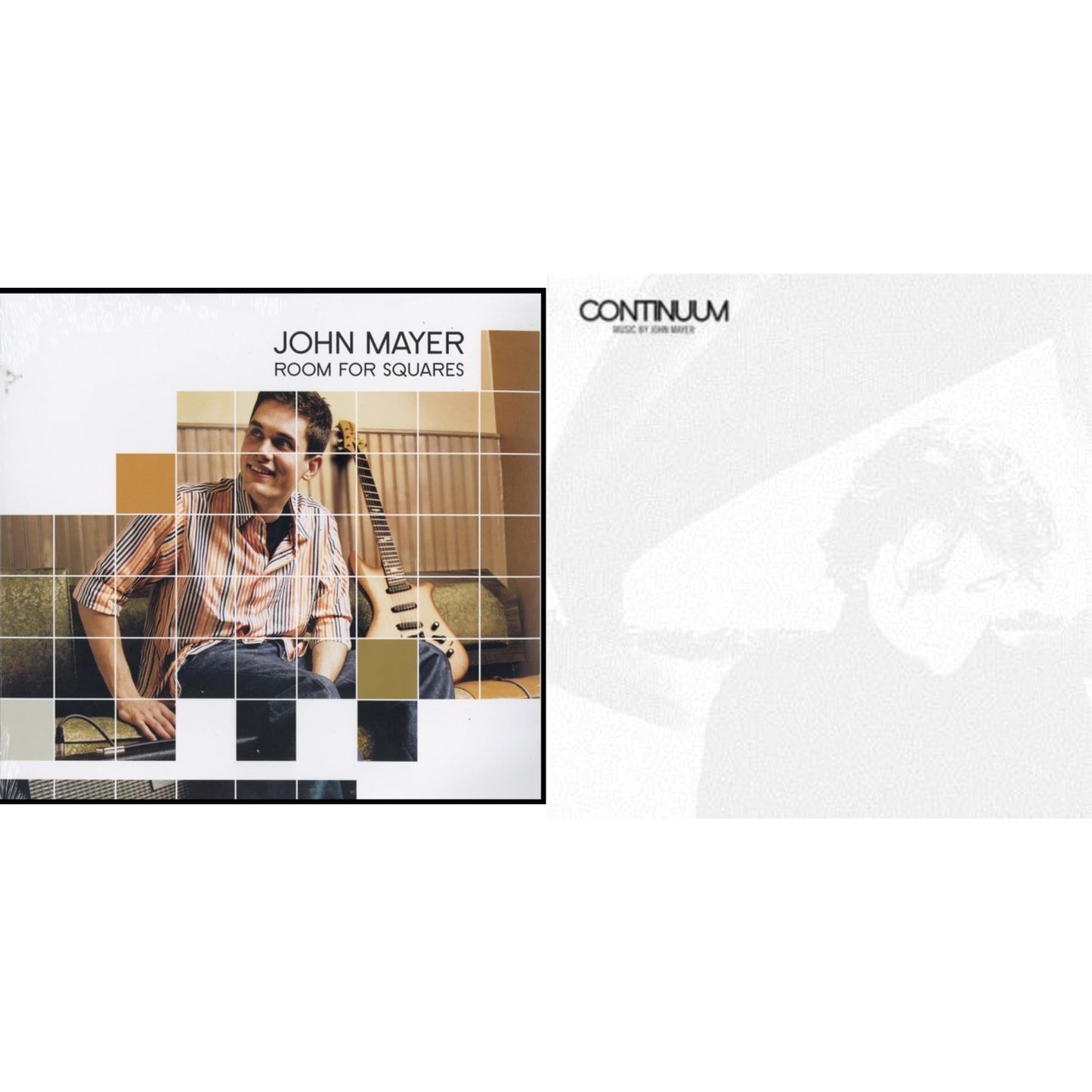 John Mayer - Room For Squares & Continuum (180G) - LP Vinyl Bundle
