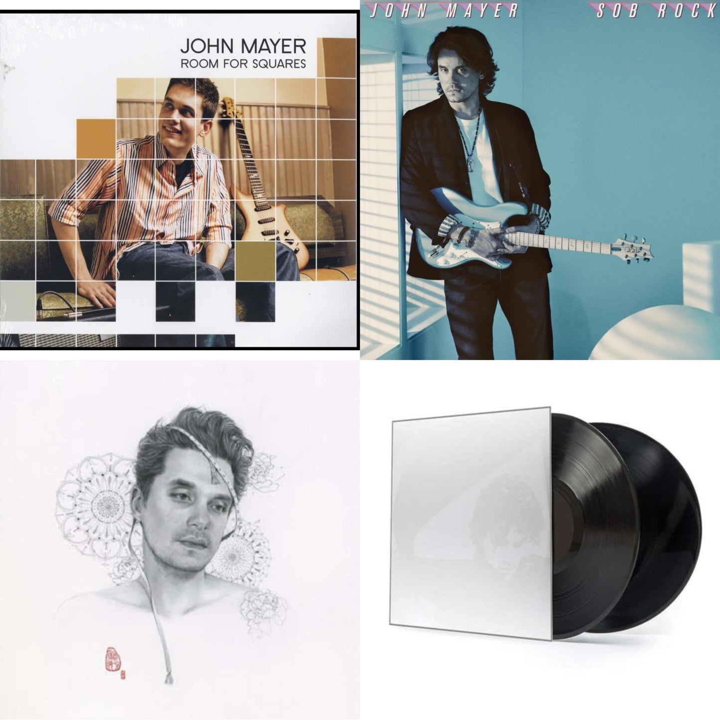 John Mayer - Sob Rock (180G) & Room For Squares & Continuum (2LP/180G/Revised Standard Package) & Search For Everything (2LP/180G/Dl Code)