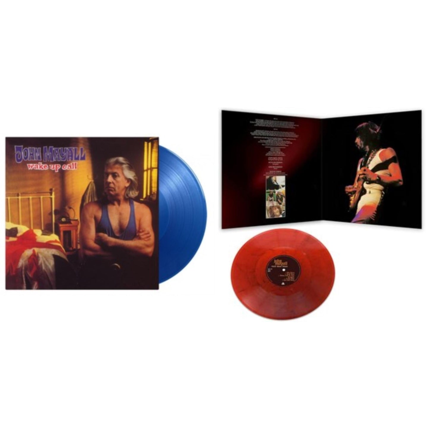 John Mayall - Wake Up Call (180G/Translcuent Blue LP Vinyl) & Road Show Blues (Red Marble LP Vinyl)